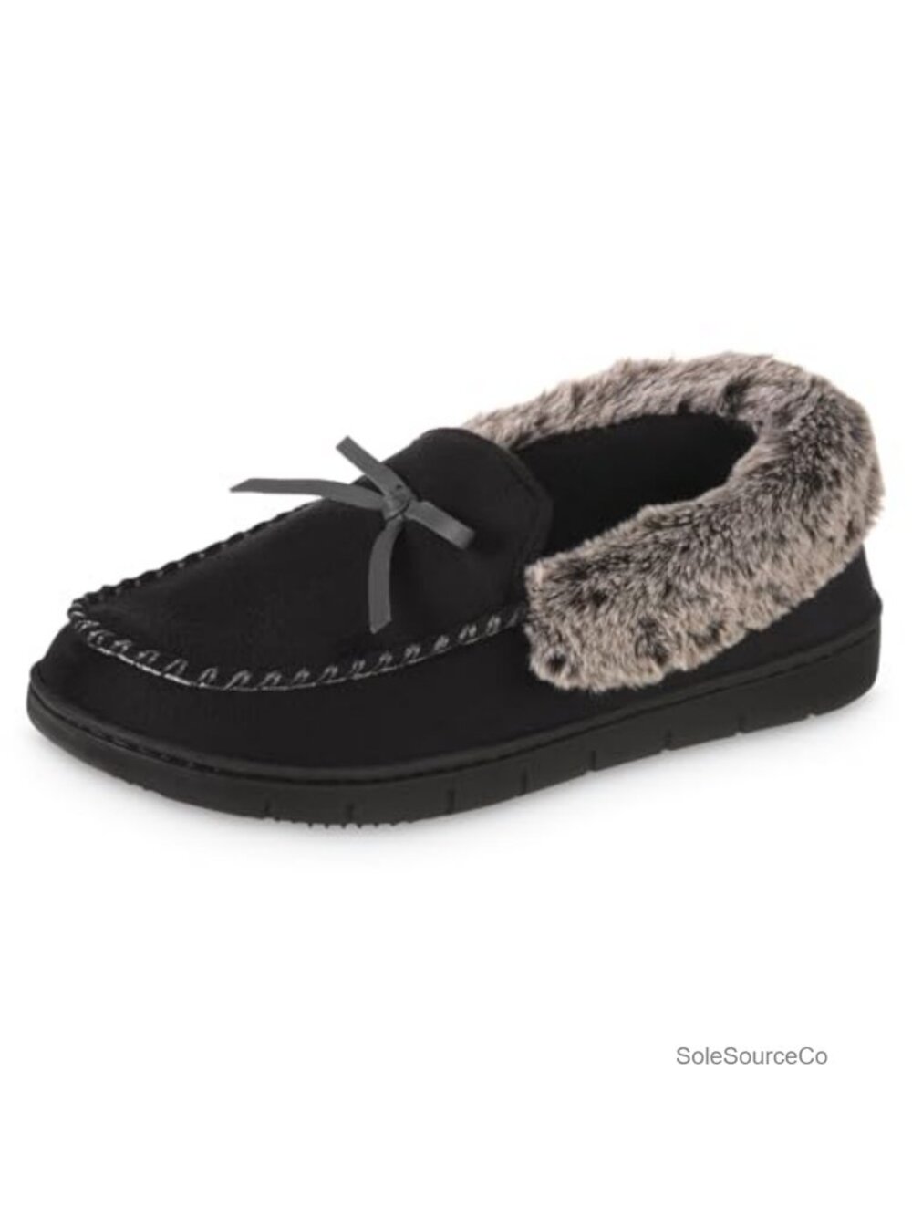 Isotoner Women's Recycled Microsuede Mocc Non-Slip Memory Foam